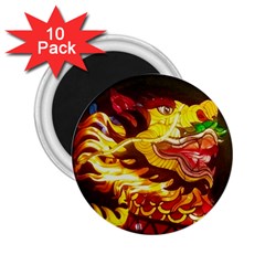 Dragon Lights Ki Rin 2 25  Magnets (10 Pack)  by Riverwoman