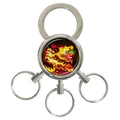 Dragon Lights Ki Rin 3-ring Key Chains by Riverwoman