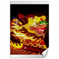 Dragon Lights Ki Rin Canvas 12  X 18  by Riverwoman