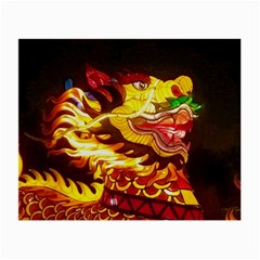 Dragon Lights Ki Rin Small Glasses Cloth (2-side) by Riverwoman