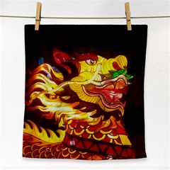 Dragon Lights Ki Rin Face Towel by Riverwoman