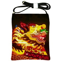 Dragon Lights Ki Rin Shoulder Sling Bag by Riverwoman