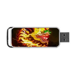 Dragon Lights Ki Rin Portable Usb Flash (two Sides) by Riverwoman