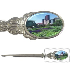 Lurie Garden Salvia River Letter Opener by Riverwoman