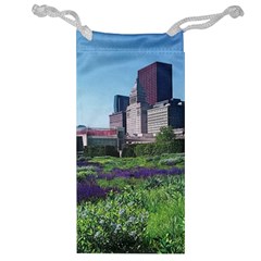 Lurie Garden Salvia River Jewelry Bag by Riverwoman