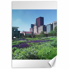 Lurie Garden Salvia River Canvas 20  X 30  by Riverwoman