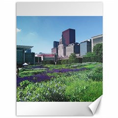 Lurie Garden Salvia River Canvas 36  X 48  by Riverwoman