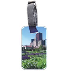 Lurie Garden Salvia River Luggage Tags (two Sides) by Riverwoman