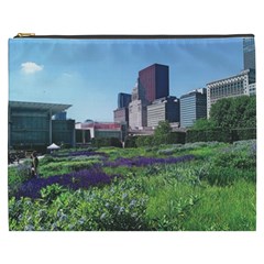 Lurie Garden Salvia River Cosmetic Bag (xxxl) by Riverwoman