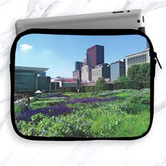 Lurie Garden Salvia River Apple Ipad 2/3/4 Zipper Cases by Riverwoman