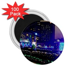 Columbus Commons Lights 2 25  Magnets (100 Pack)  by Riverwoman