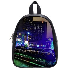 Columbus Commons Lights School Bag (small) by Riverwoman