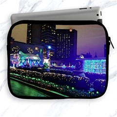 Columbus Commons Lights Apple Ipad 2/3/4 Zipper Cases by Riverwoman