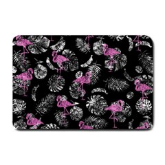 Flamingo Pattern Small Doormat  by Valentinaart