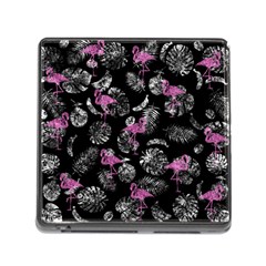 Flamingo Pattern Memory Card Reader (square 5 Slot) by Valentinaart