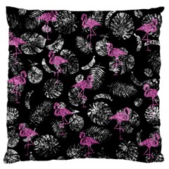 Flamingo Pattern Standard Flano Cushion Case (two Sides) by Valentinaart