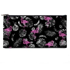 Flamingo Pattern Pencil Cases by Valentinaart