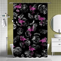 Flamingo Pattern Shower Curtain 48  X 72  (small)  by Valentinaart