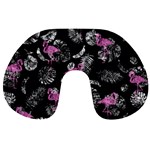 Flamingo pattern Travel Neck Pillows Back