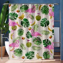 Flamingo Pattern Shower Curtain 60  X 72  (medium)  by Valentinaart