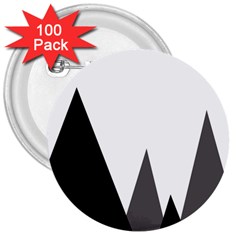 Geometric Landscape 3  Buttons (100 Pack)  by Valentinaart