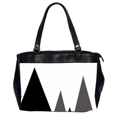 Geometric Landscape Oversize Office Handbag (2 Sides) by Valentinaart