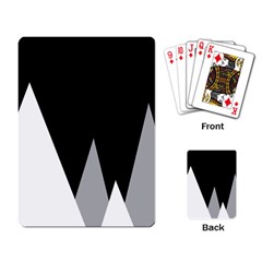 Geometric Landscape Playing Cards Single Design