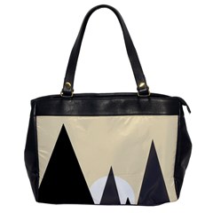 Geometric Landscape Oversize Office Handbag by Valentinaart