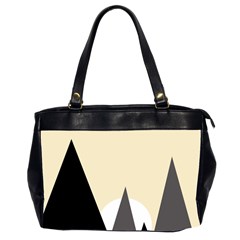 Geometric Landscape Oversize Office Handbag (2 Sides) by Valentinaart