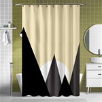 Geometric landscape Shower Curtain 48  x 72  (Small)  Curtain(48  X 72 ) - 42.18 x64.8  Curtain(48  X 72 )