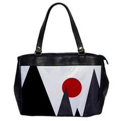 Geometric Landscape Oversize Office Handbag by Valentinaart