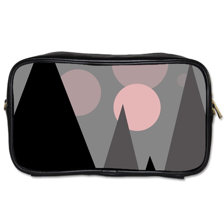 Geometric landscape Toiletries Bag (One Side)