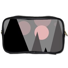 Geometric Landscape Toiletries Bag (two Sides) by Valentinaart