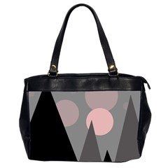 Geometric Landscape Oversize Office Handbag (2 Sides) by Valentinaart