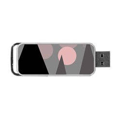 Geometric Landscape Portable Usb Flash (two Sides) by Valentinaart