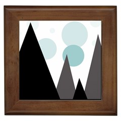 Geometric landscape Framed Tiles