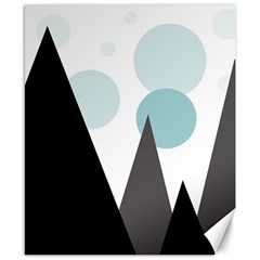 Geometric landscape Canvas 8  x 10 