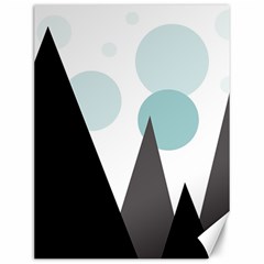 Geometric landscape Canvas 12  x 16 