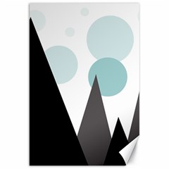 Geometric landscape Canvas 20  x 30 