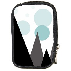 Geometric landscape Compact Camera Leather Case