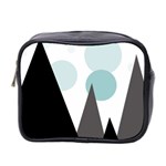 Geometric landscape Mini Toiletries Bag (Two Sides) Front