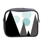 Geometric landscape Mini Toiletries Bag (Two Sides) Back