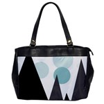 Geometric landscape Oversize Office Handbag Front