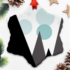 Geometric landscape Ornament (Snowflake)