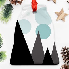 Geometric landscape Bell Ornament (Two Sides)