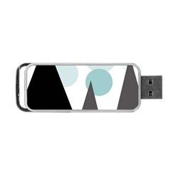 Geometric landscape Portable USB Flash (One Side)