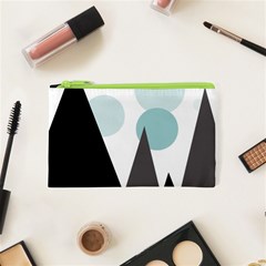 Geometric landscape Cosmetic Bag (XS)