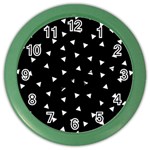 Geometric Pattern Color Wall Clock Front