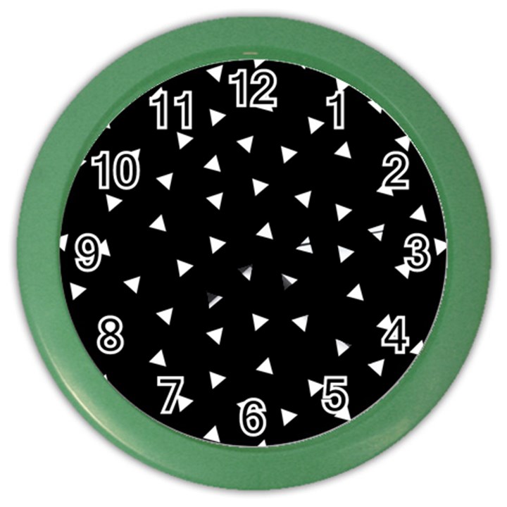 Geometric Pattern Color Wall Clock