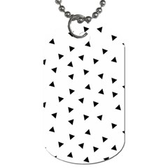 Geometric Pattern Dog Tag (One Side)